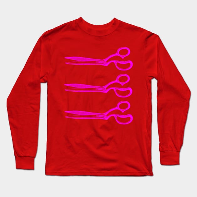 Scissors Long Sleeve T-Shirt by winterwinter